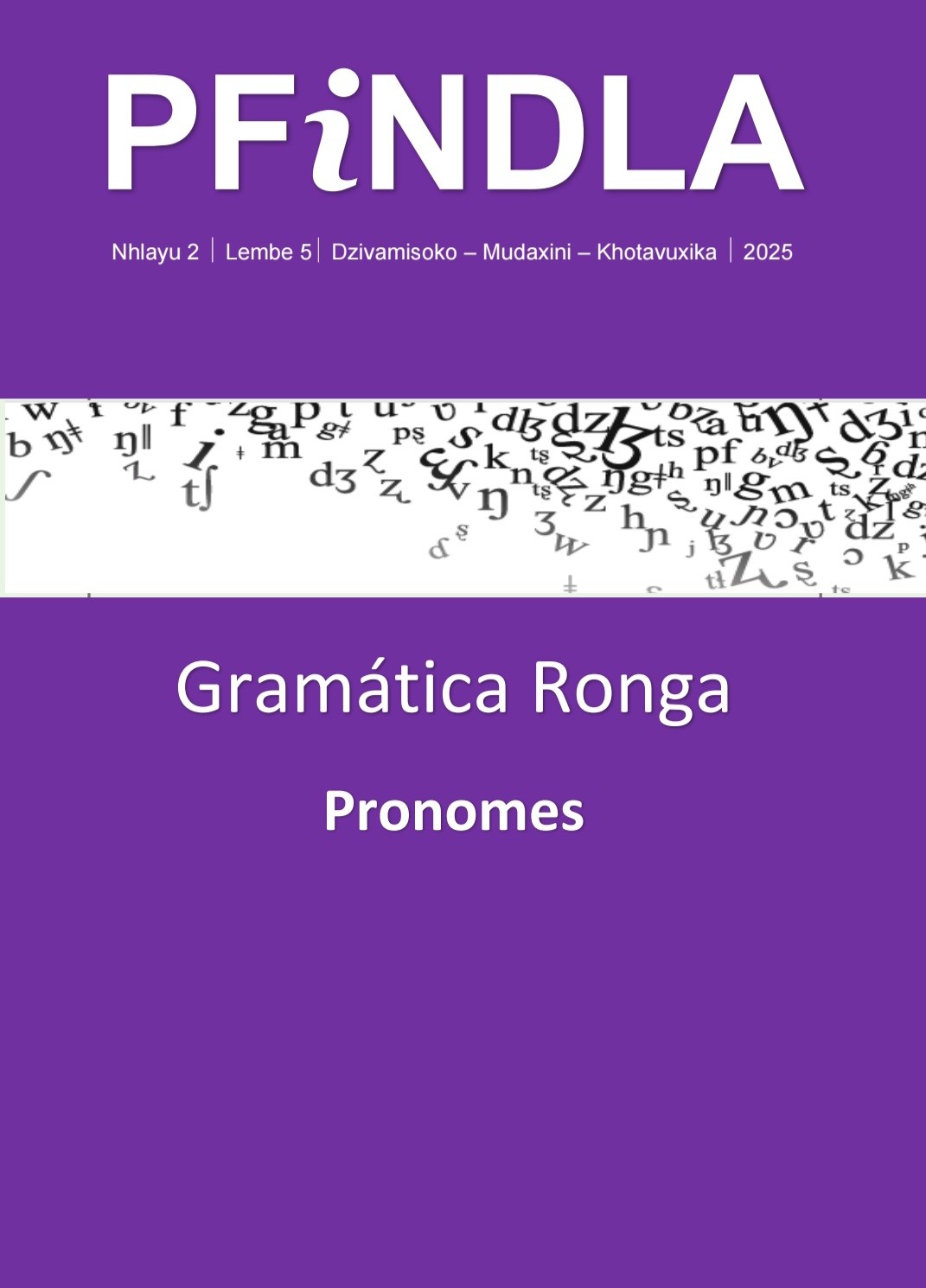 Revista Pfindla 2025 sobre gramática ronga